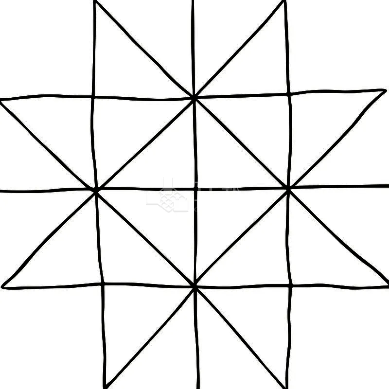 NH藝術品鑑-素描幾何 - 單磚圖