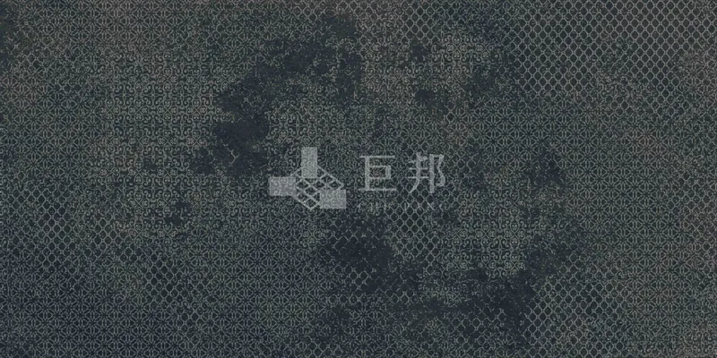 EZ蒼瓴-墨嶺黑花A - 單磚圖
