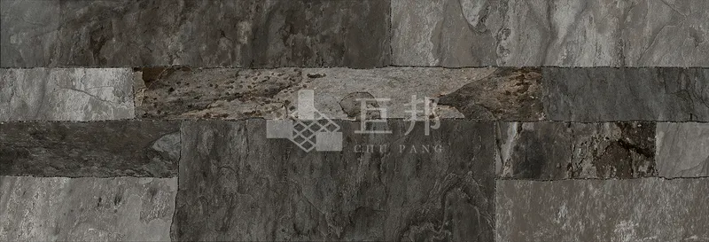 NH女兒牆-黑 - 單磚圖