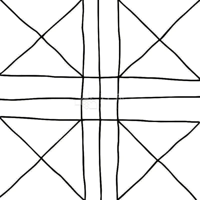 NH藝術品鑑-素描幾何 - 單磚圖