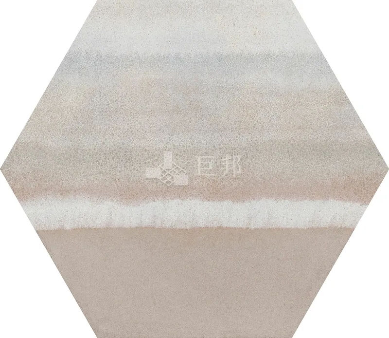 CG水彩異想-綠米六角 - 單磚圖