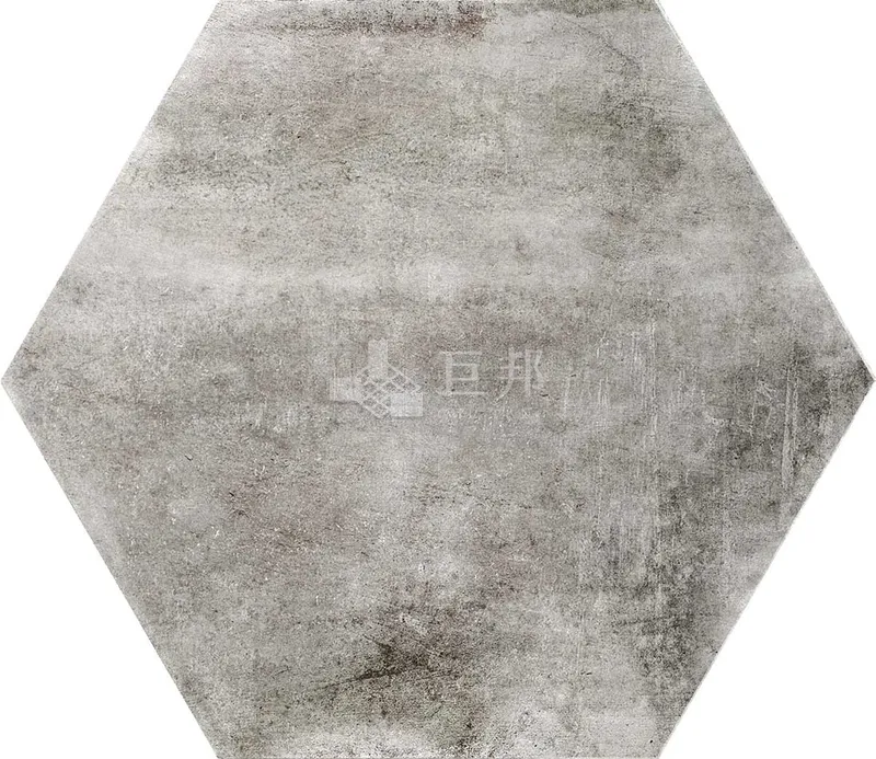 CG山林墨韻-暮雲六角花磚 - 單磚圖