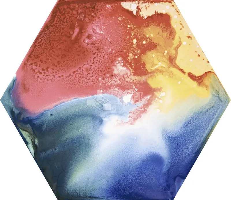 DJ暈彩-渲彩 - 單磚圖