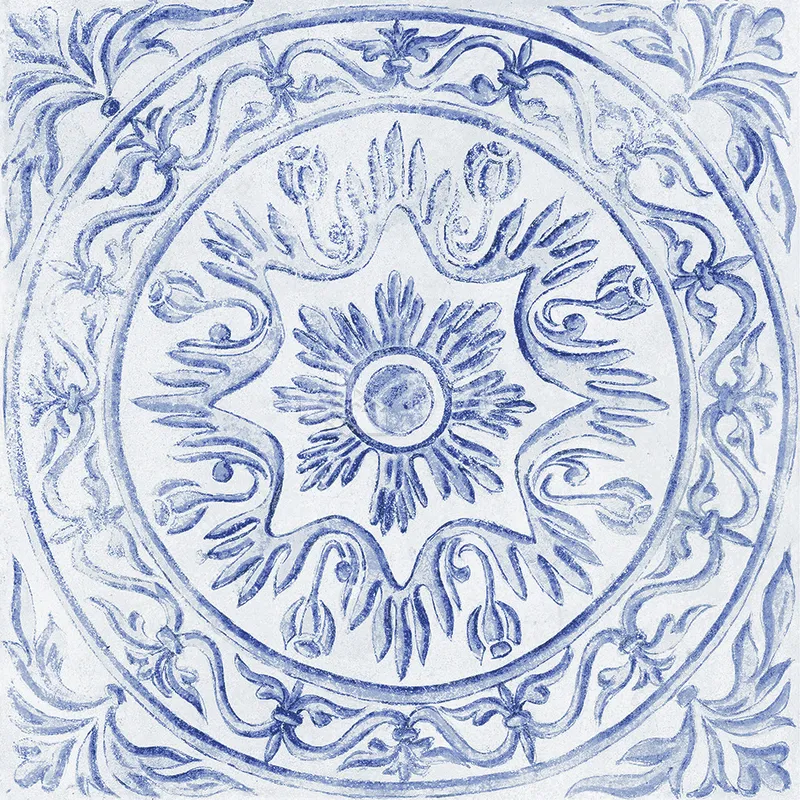 NH藝術品鑑-青花瓷 - 單磚圖
