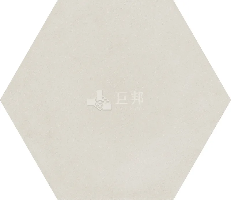 CG水彩異想-白六角 - 單磚圖