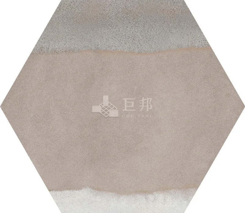 CG水彩異想-綠米六角 - 單磚圖