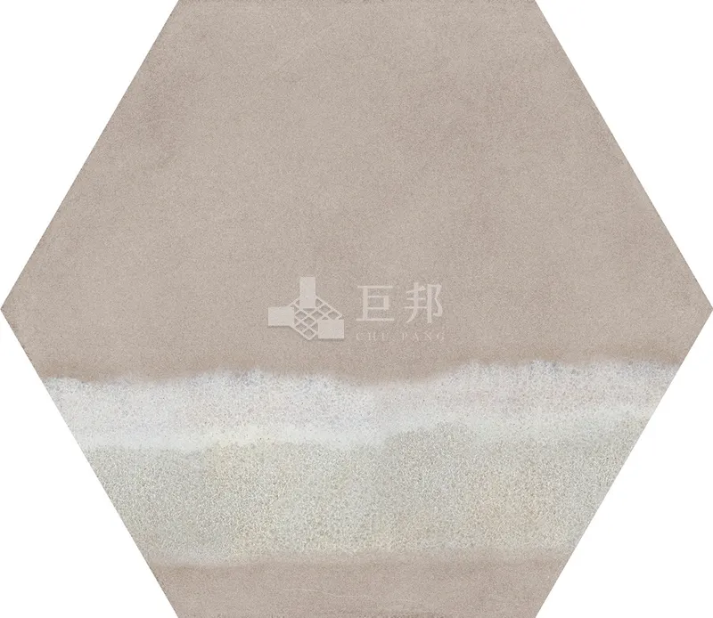CG水彩異想-綠米六角 - 單磚圖