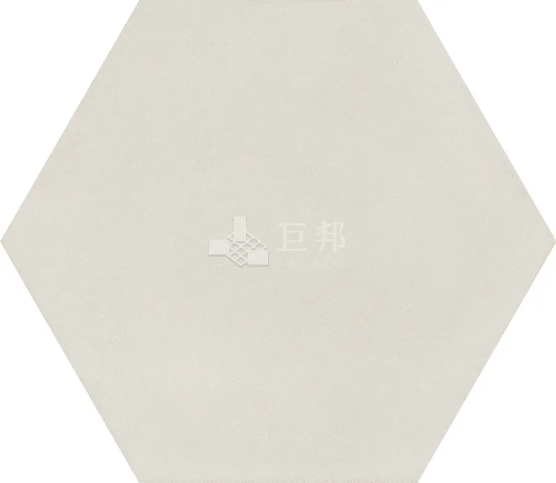 CG水彩異想-白六角 - 單磚圖