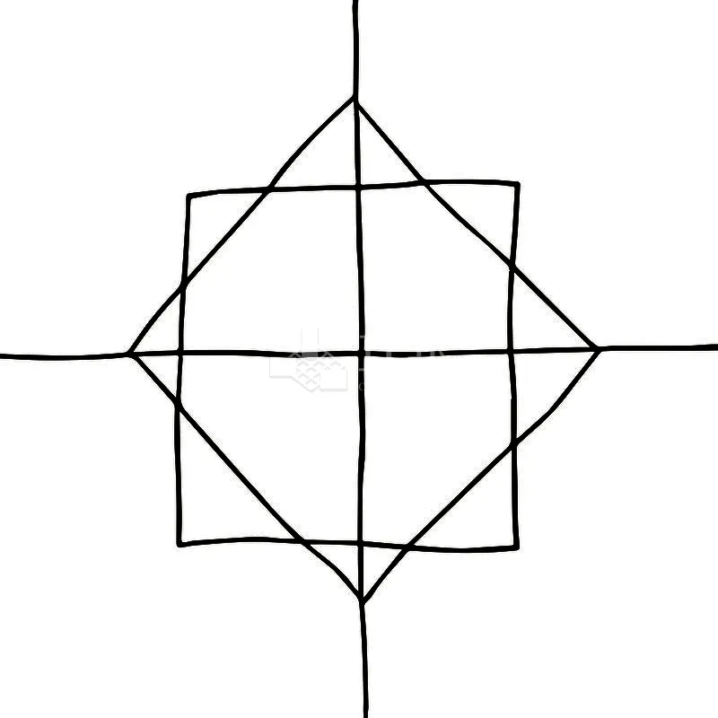 NH藝術品鑑-素描幾何 - 單磚圖