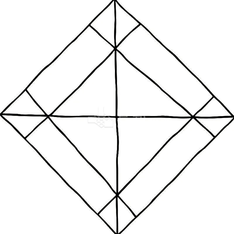 NH藝術品鑑-素描幾何 - 單磚圖