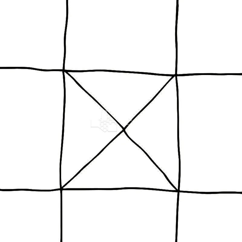 NH藝術品鑑-素描幾何 - 單磚圖