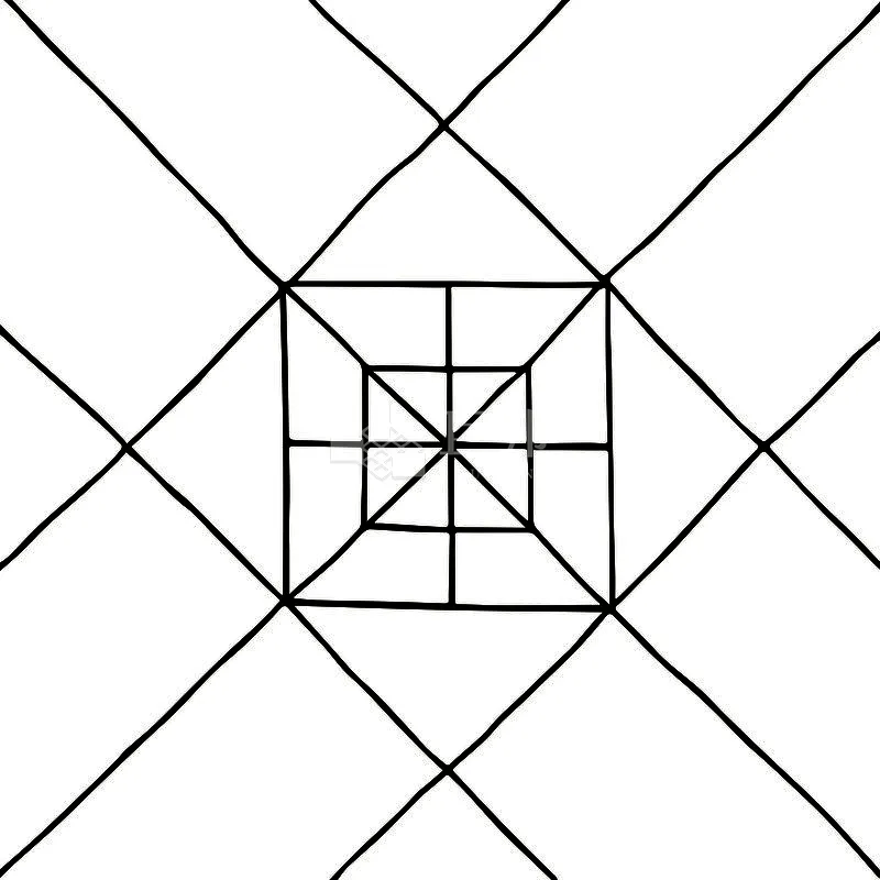 NH藝術品鑑-素描幾何 - 單磚圖