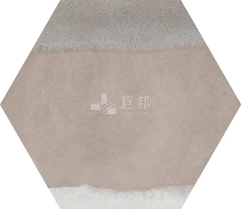 CG水彩異想-藍米六角 - 單磚圖