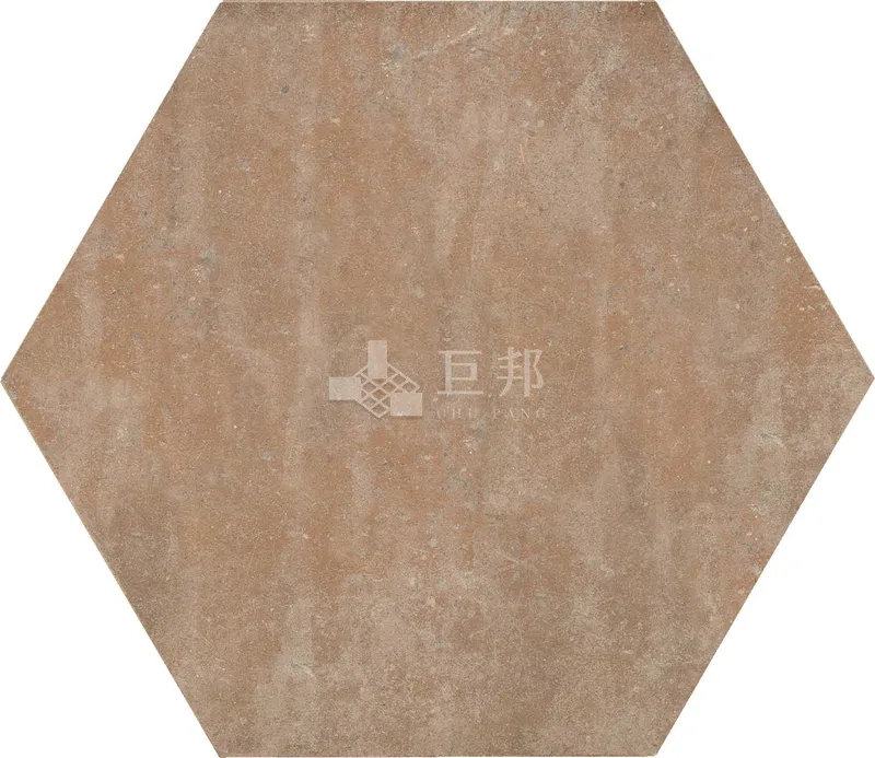 CG山林墨韻-晚霞六角 - 單磚圖