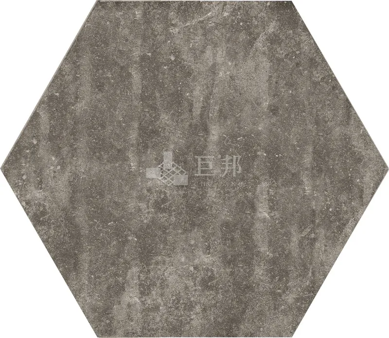 CG山林墨韻-暮雲六角 - 單磚圖