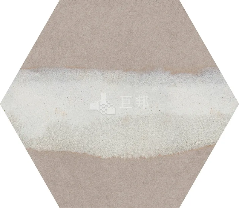 CG水彩異想-綠米六角 - 單磚圖