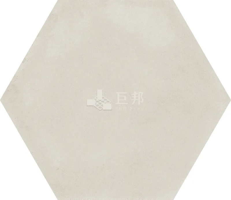 CG水彩異想-白六角 - 單磚圖