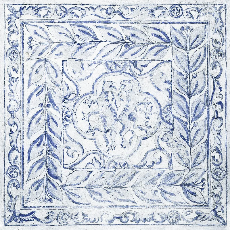 NH藝術品鑑-青花瓷 - 單磚圖