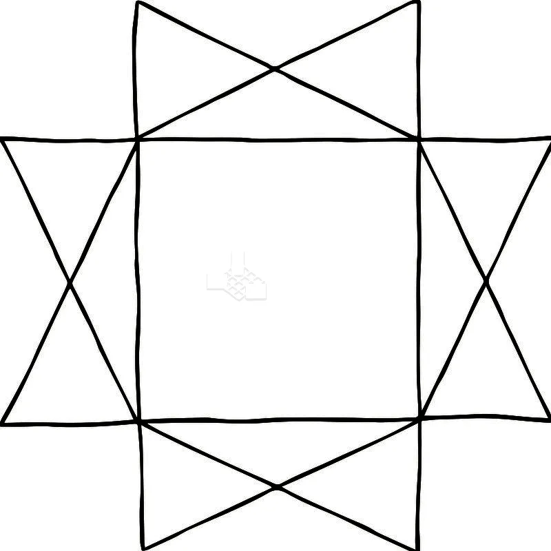 NH藝術品鑑-素描幾何 - 單磚圖