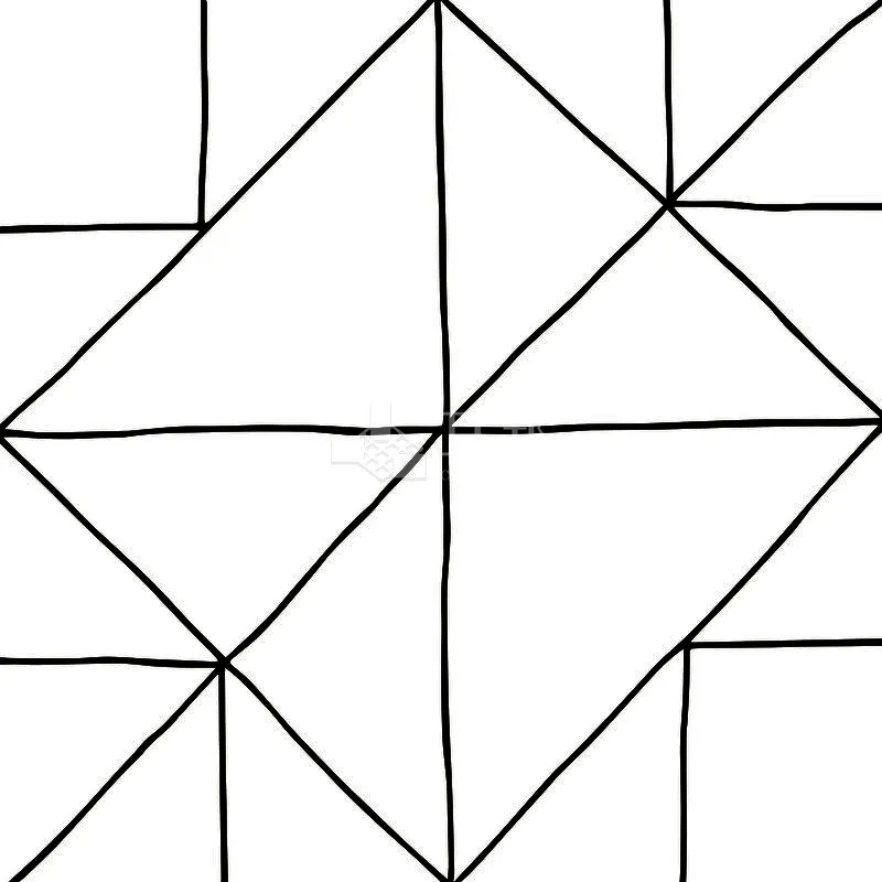 NH藝術品鑑-素描幾何 - 單磚圖