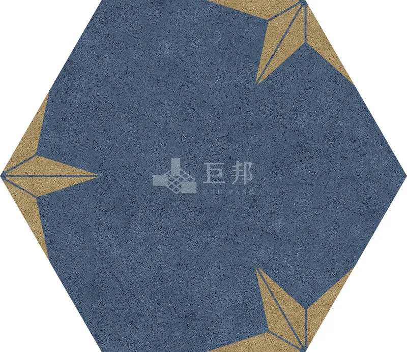 DJ伊甸之星-藍底金星 - 單磚圖