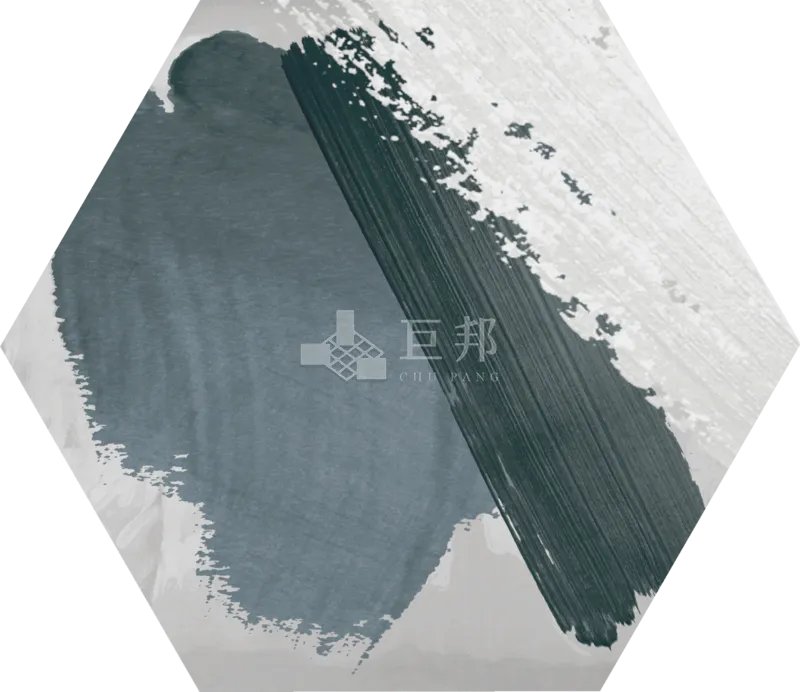 DJ彩染-灰白 - 單磚圖