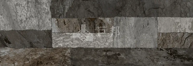 NH女兒牆-黑 - 單磚圖