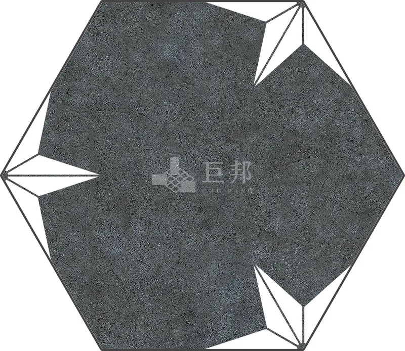 DJ伊甸之星-黑底白星 - 單磚圖