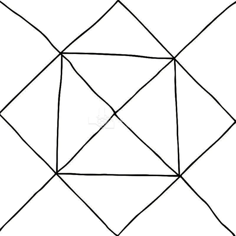 NH藝術品鑑-素描幾何 - 單磚圖