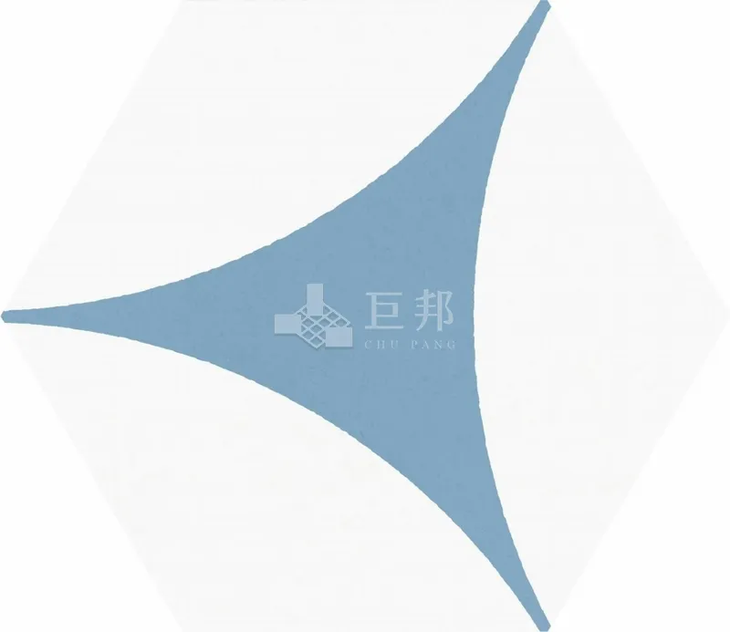 DJ特蕾希亞-藍 - 單磚圖