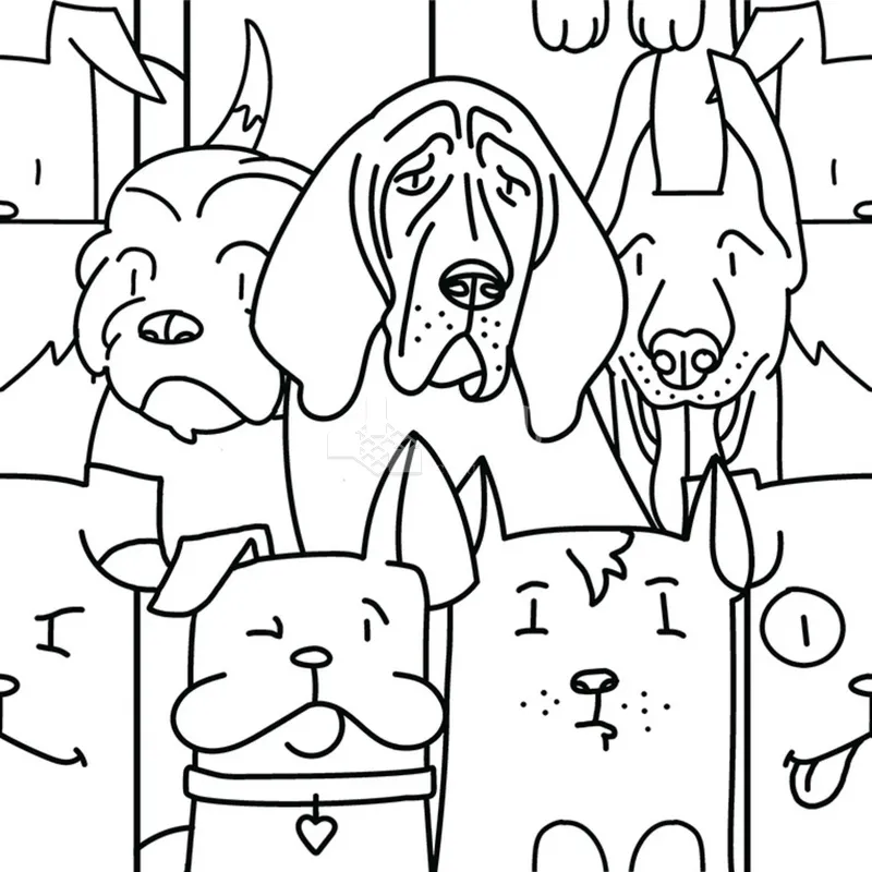 DJ萌寵之家-犬 - 單磚圖