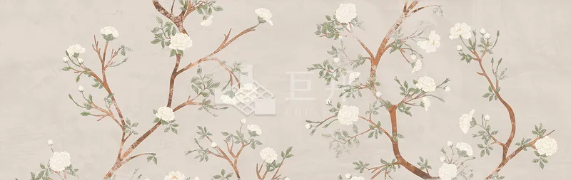 CG葉語花期-杏粉花語(A) - 單磚圖