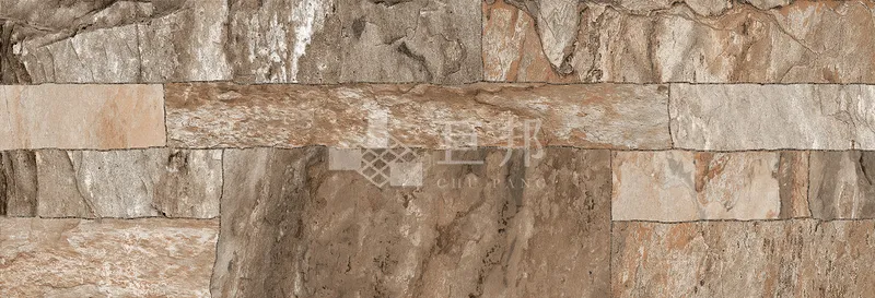 NH女兒牆-棕 - 單磚圖