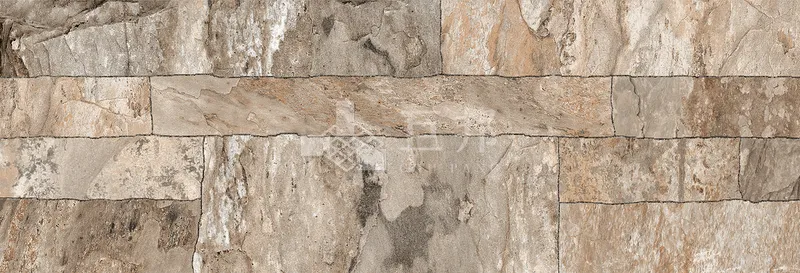 NH女兒牆-米 - 單磚圖