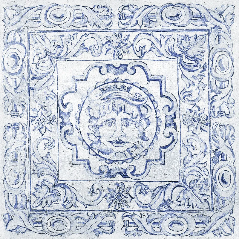 NH藝術品鑑-青花瓷 - 單磚圖