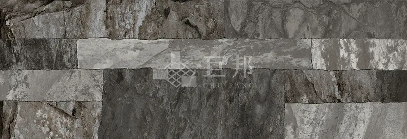 NH女兒牆-黑 - 單磚圖