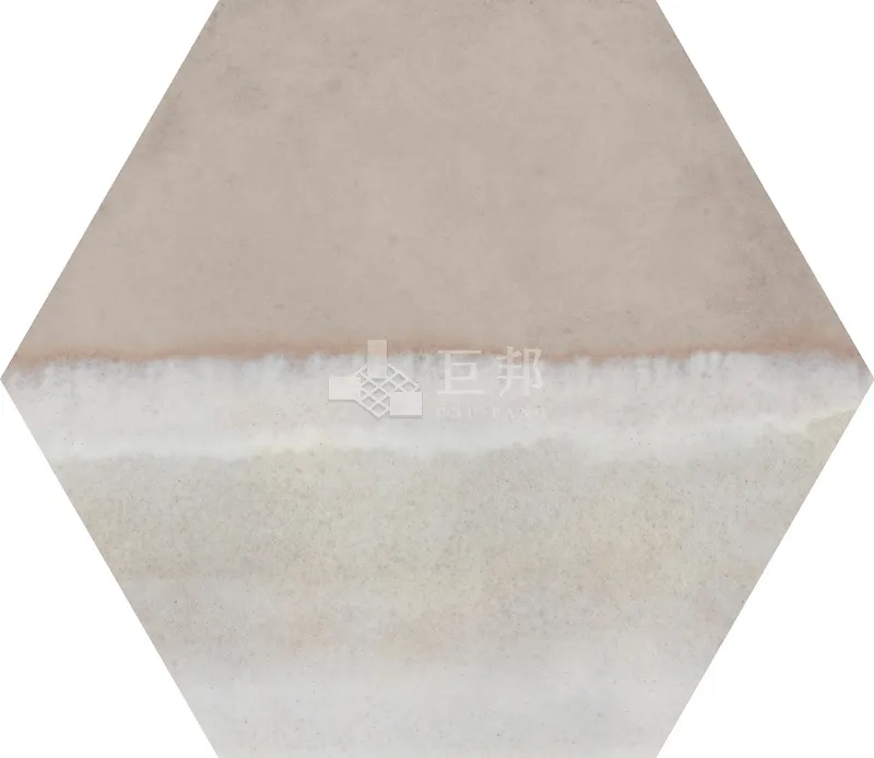 CG水彩異想-紅米六角 - 單磚圖