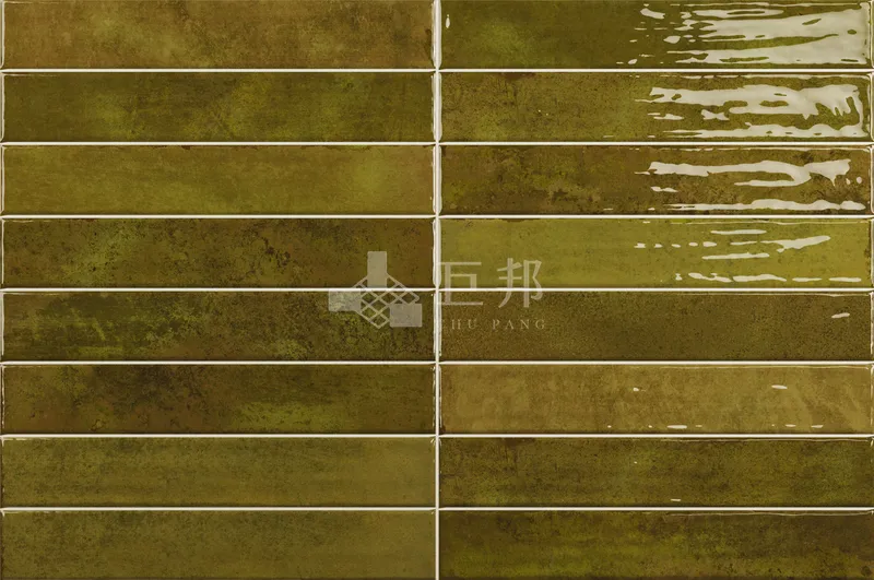 KV織錦-苔黃 - 單磚圖