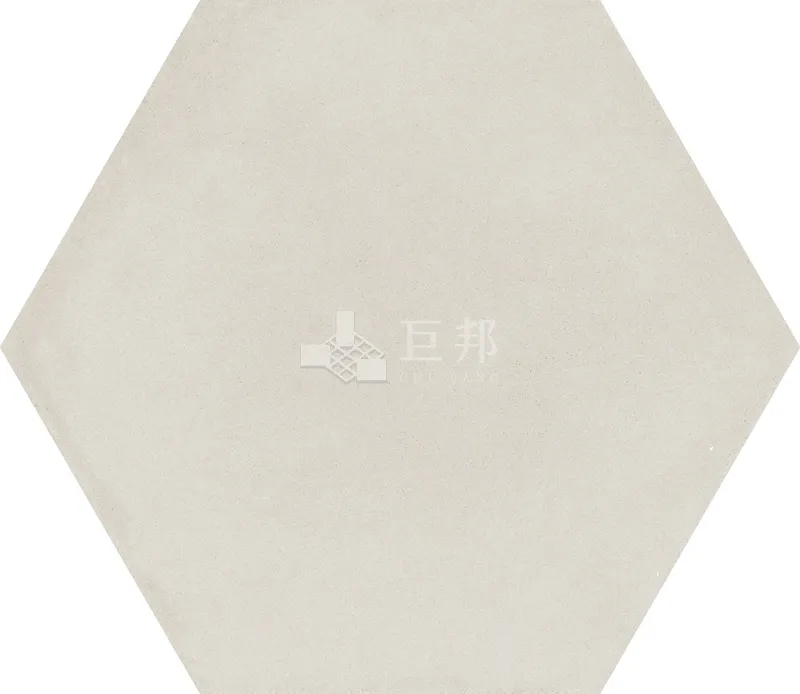 CG水彩異想-白六角 - 單磚圖
