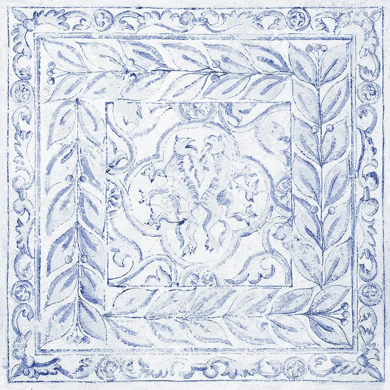 NH藝術品鑑-青花瓷 - 單磚圖