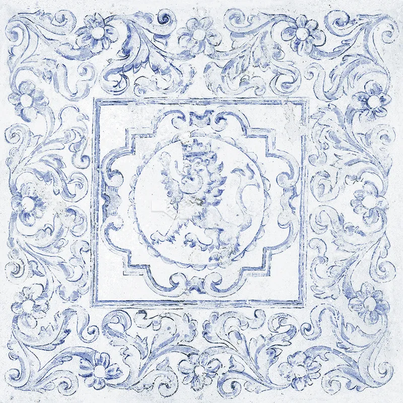 NH藝術品鑑-青花瓷 - 單磚圖