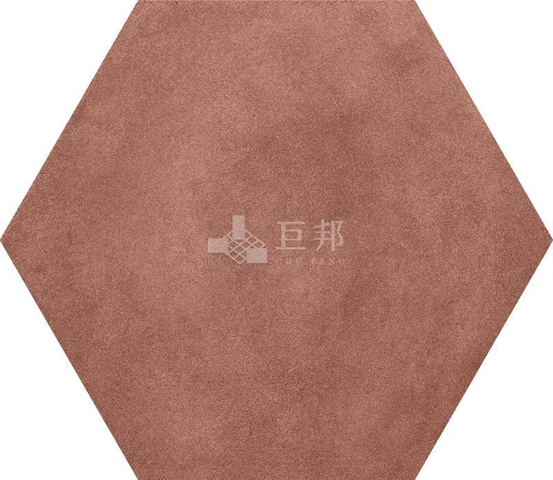 CG水彩異想-紅六角 - 單磚圖