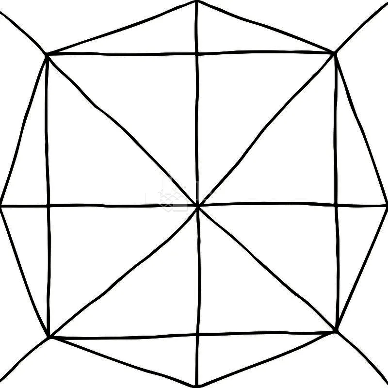 NH藝術品鑑-素描幾何 - 單磚圖