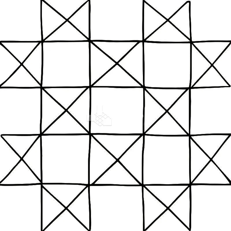 NH藝術品鑑-素描幾何 - 單磚圖