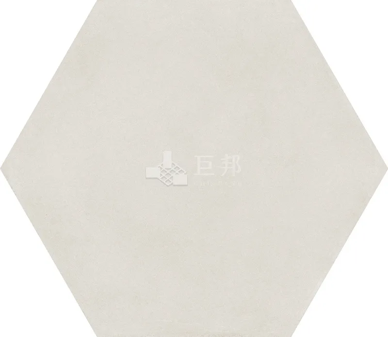 CG水彩異想-白六角 - 單磚圖