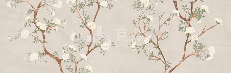 CG葉語花期-杏粉花語(B) - 單磚圖