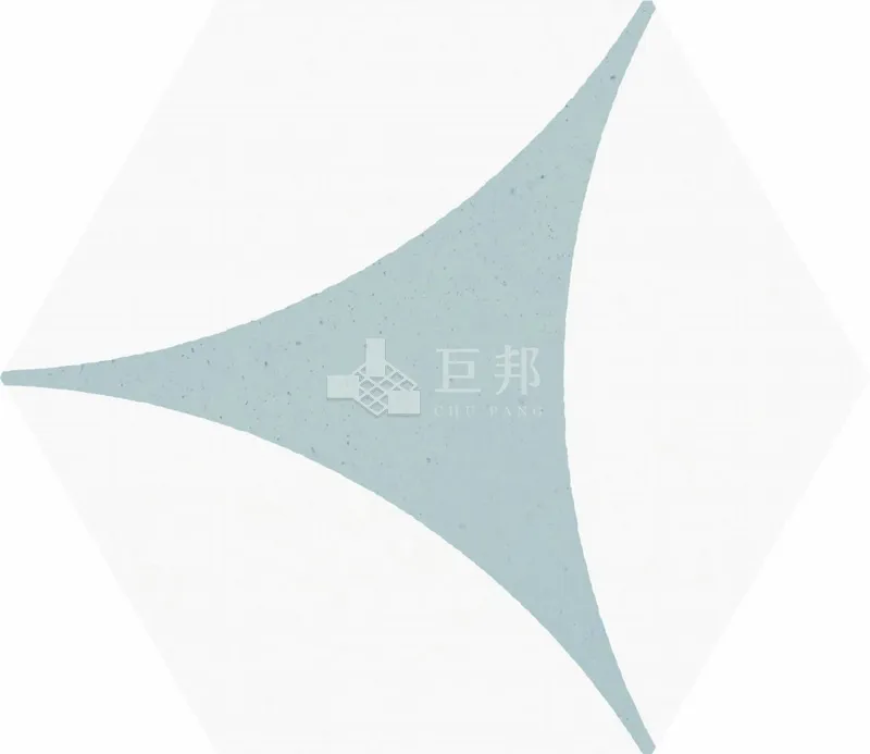 DJ特蕾希亞-水藍 - 單磚圖