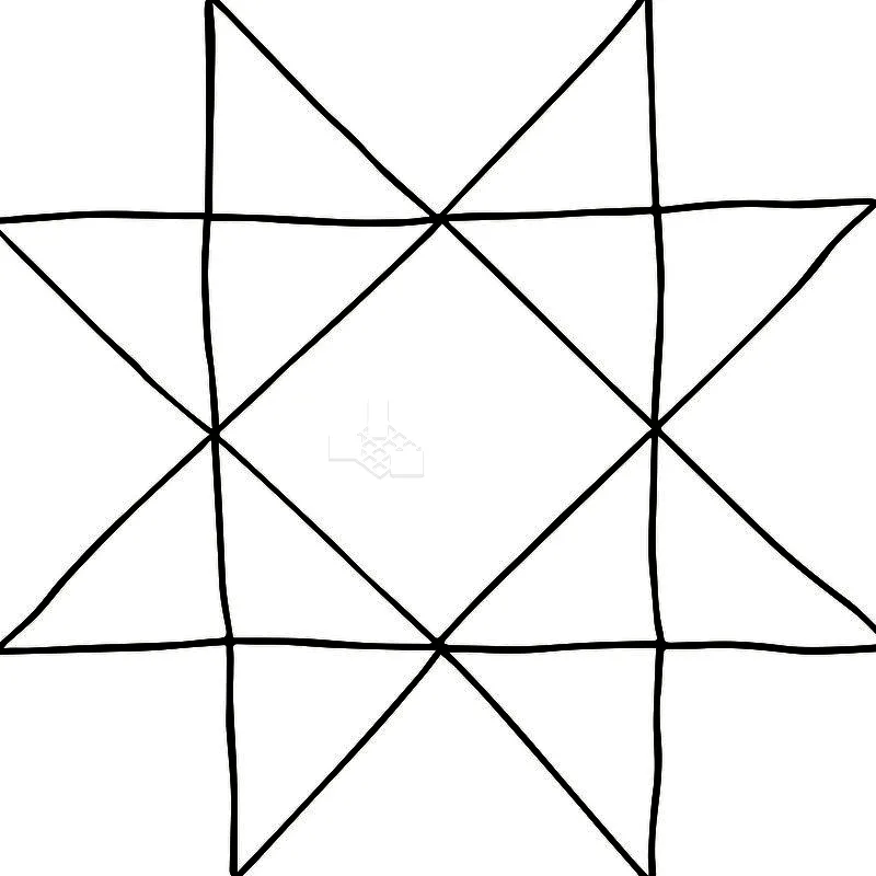 NH藝術品鑑-素描幾何 - 單磚圖