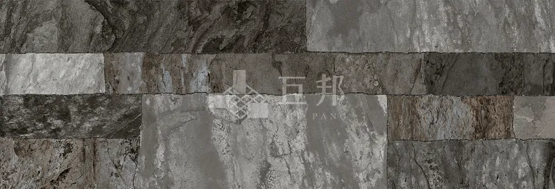 NH女兒牆-黑 - 單磚圖