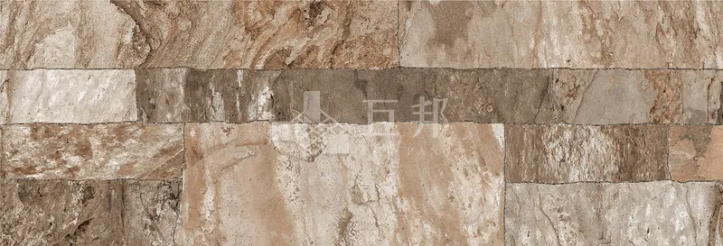 NH女兒牆-棕 - 單磚圖